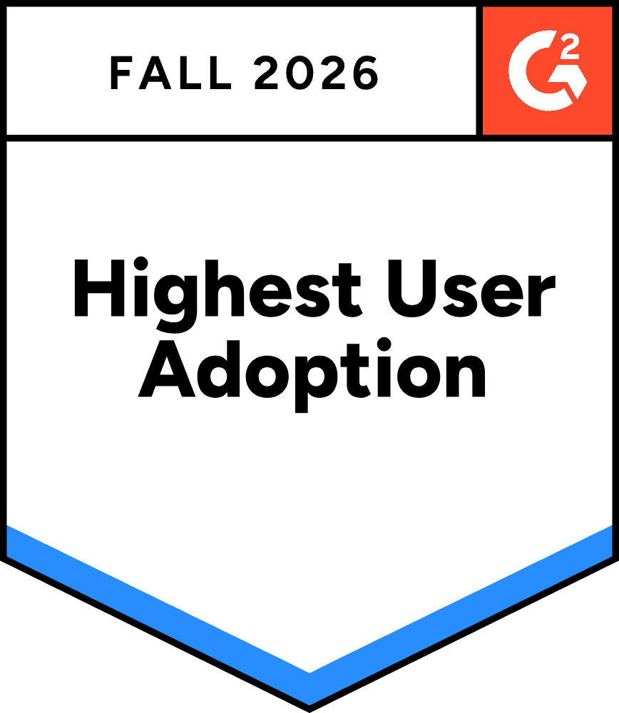 G2 Highest User Adoption