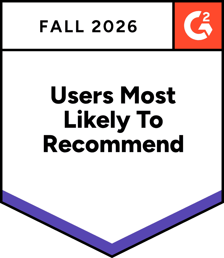 G2 Fall 2026 Users Most Likely to Recommend - Procurement Orchestration